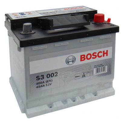 Bosch Silver S3 002 0092S30020 akkumultor, 12V 45Ah 400A J+ EU, magas